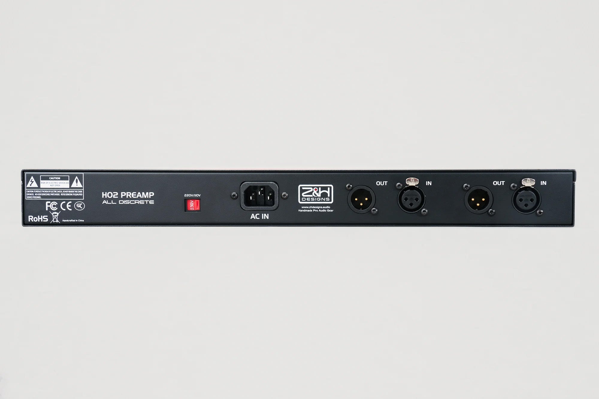 HO2 All Discrete 2-Channel Mic Preamp - Z&H Designs | Discrete Preamp